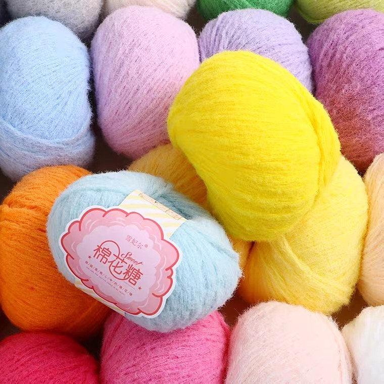 8 Ply Soft Milk Cotton Yarn for Punch Needling, Crochet, Amigurumi